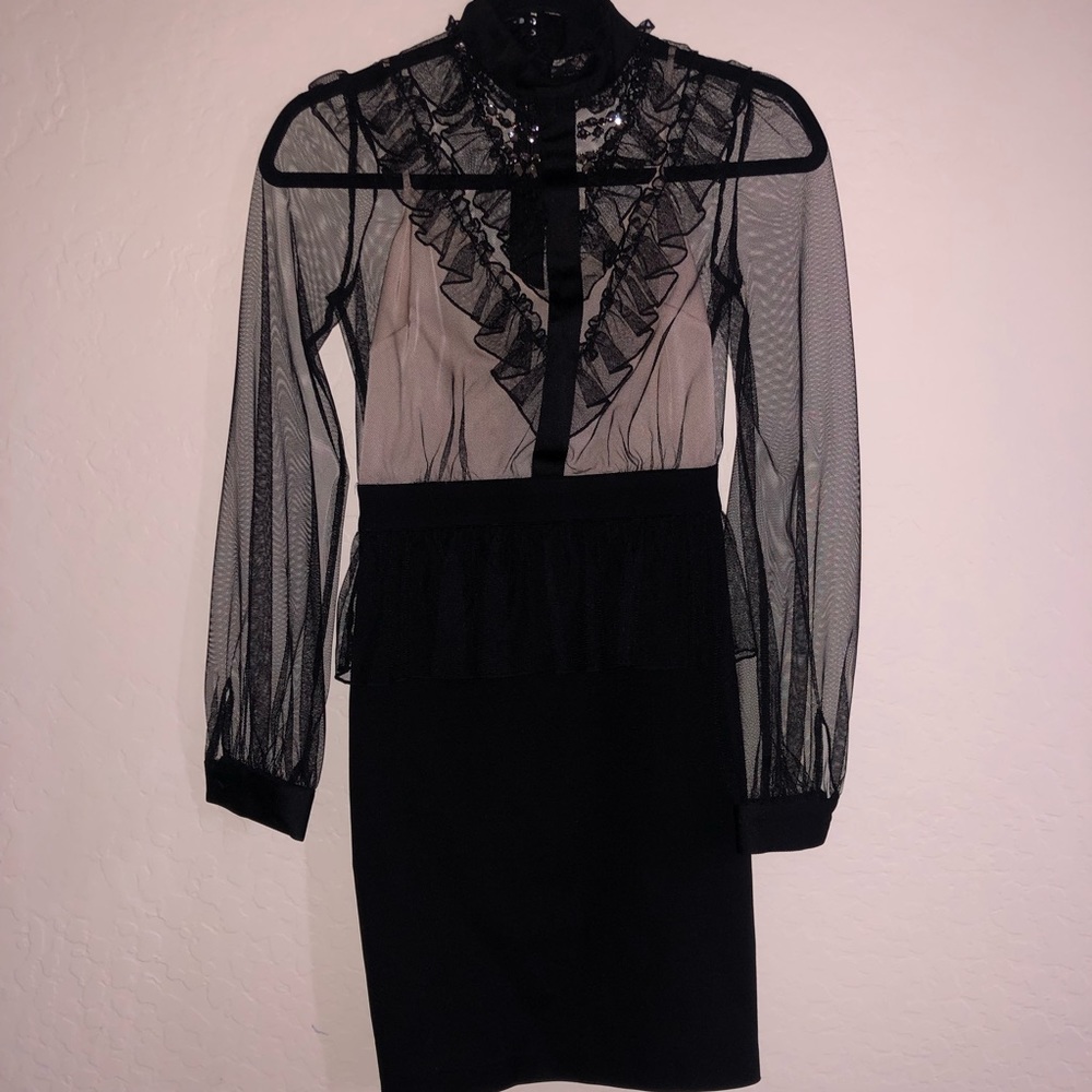 Bebe mini black dress